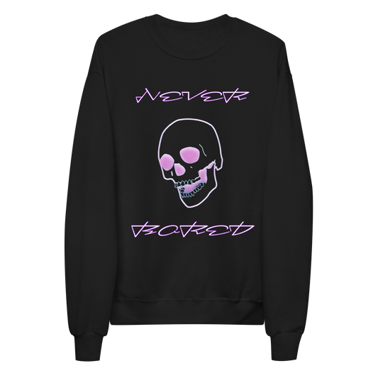 NEVER BORED crew sweatshirt