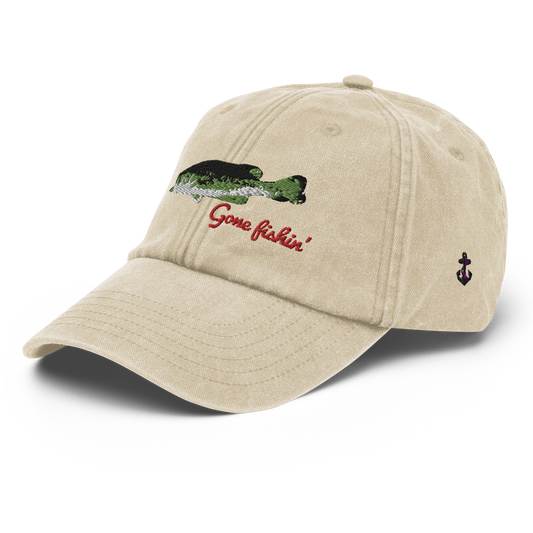 “Gone Fishin” Vintage Hat