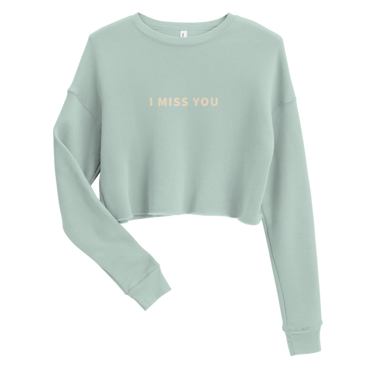 “IMY” cropped sweater